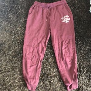 Maroon joggers